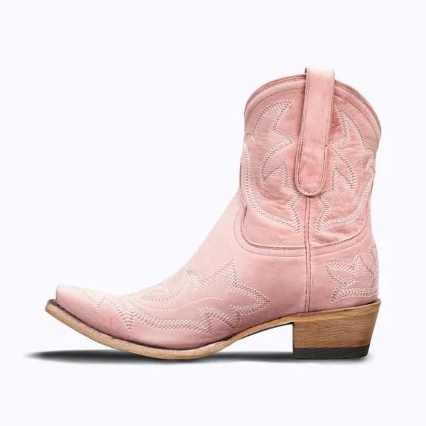 Saratoga Bootie - Blush- LB0410N - Agave Blue